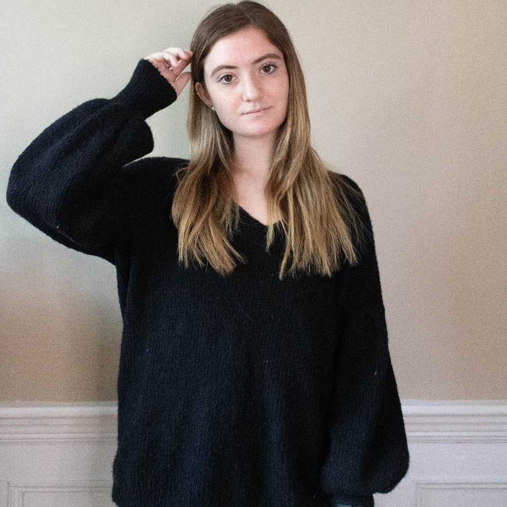 Oversized Black Sweater